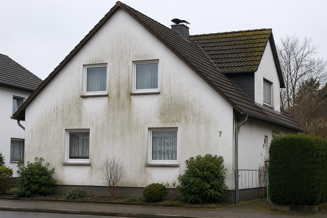 Verschmutzungen an der Fassade erkennen: Die 5 Arten und ihre Merkmale