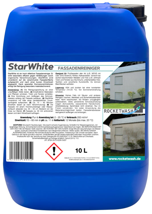 StarWhite - Fassadenreiniger (10 Liter Kanister)